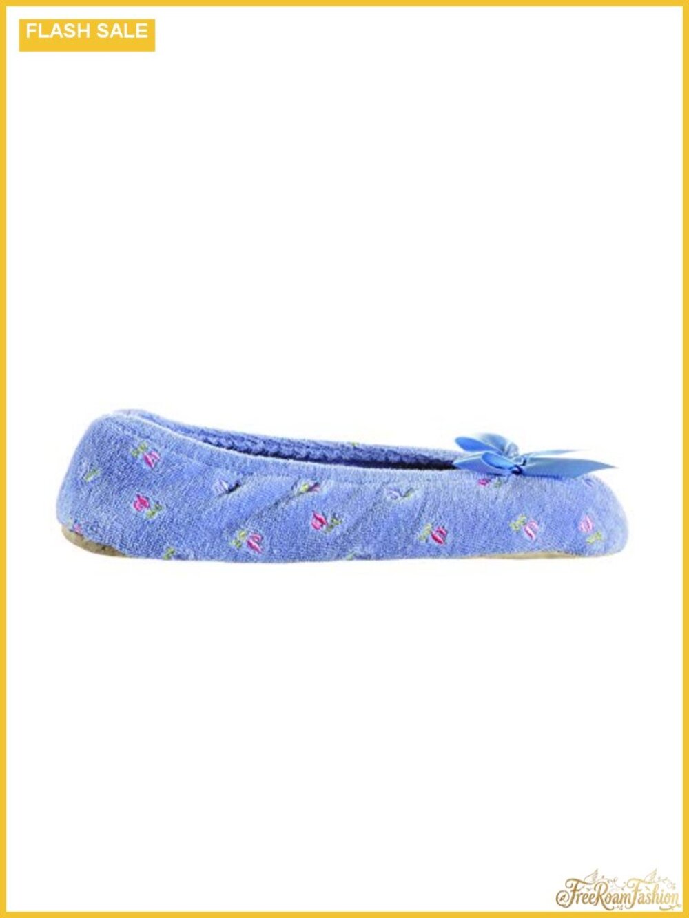 Women's Embroidered Terry Ballerina Slippers